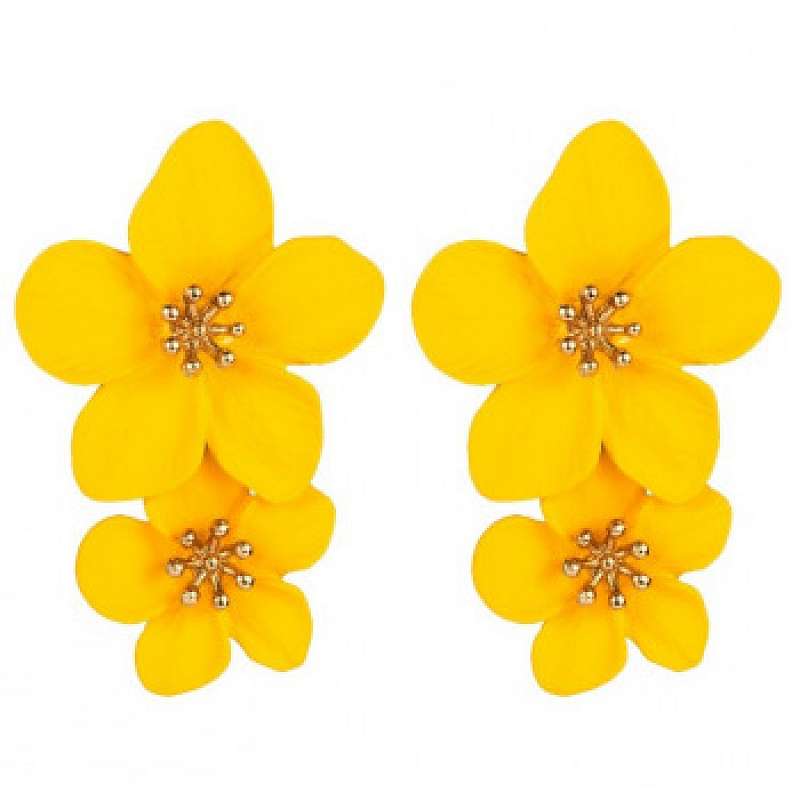 Lange gele bloemen